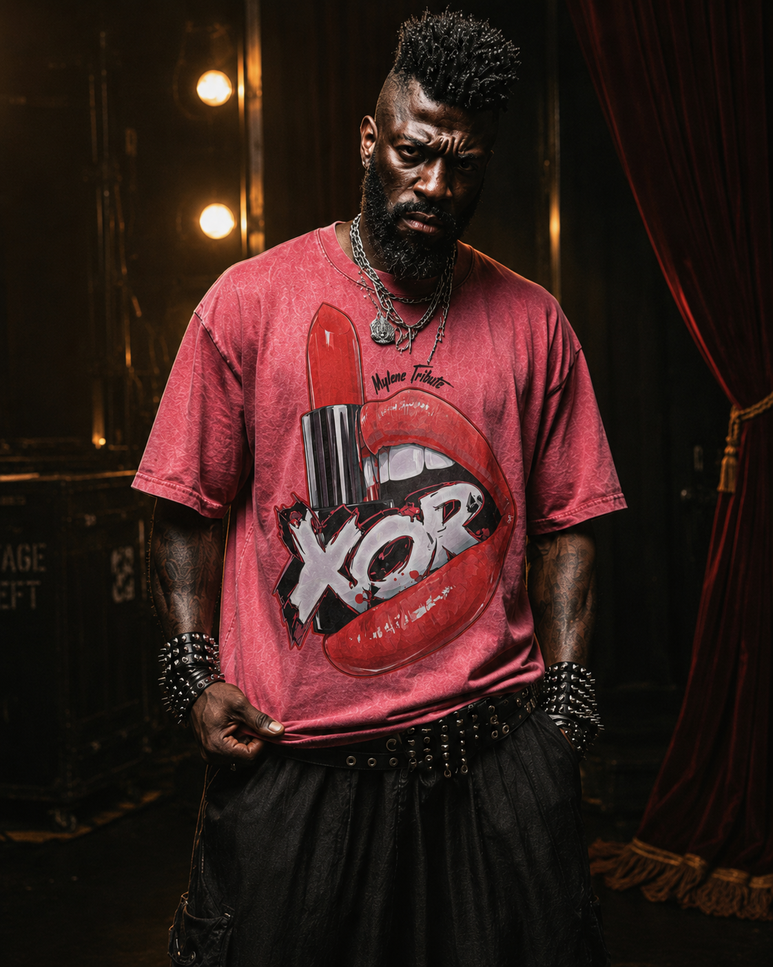 X.oR Californie — Snow Wash Oversized Tee