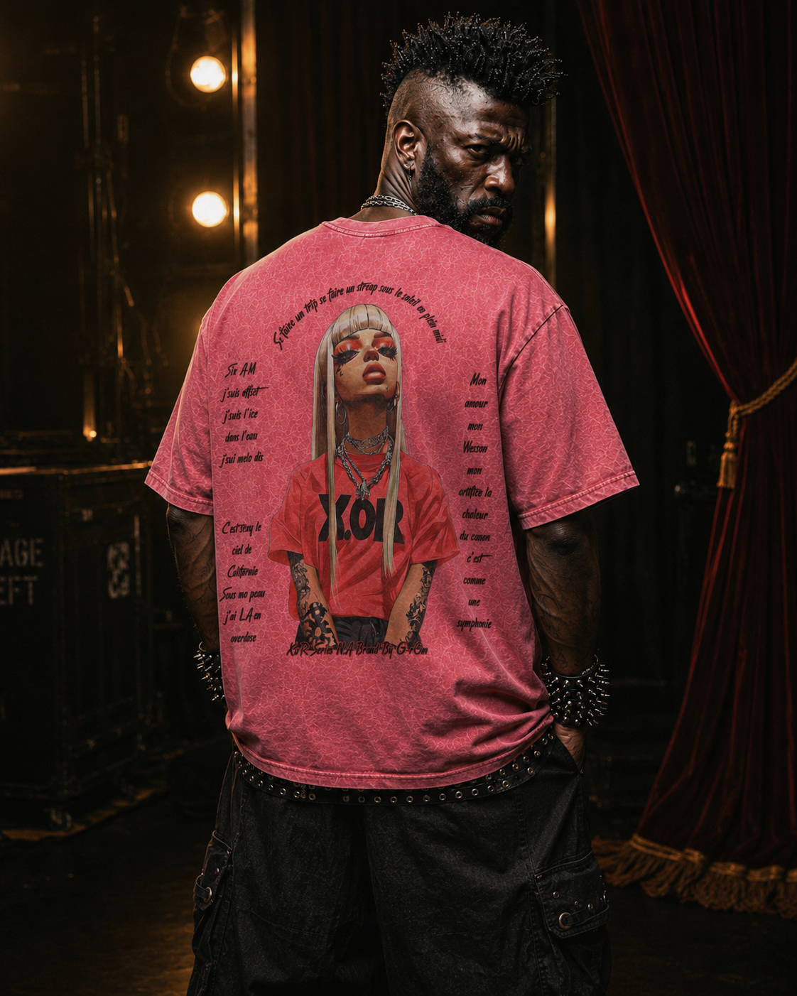 X.oR Californie — Snow Wash Oversized Tee