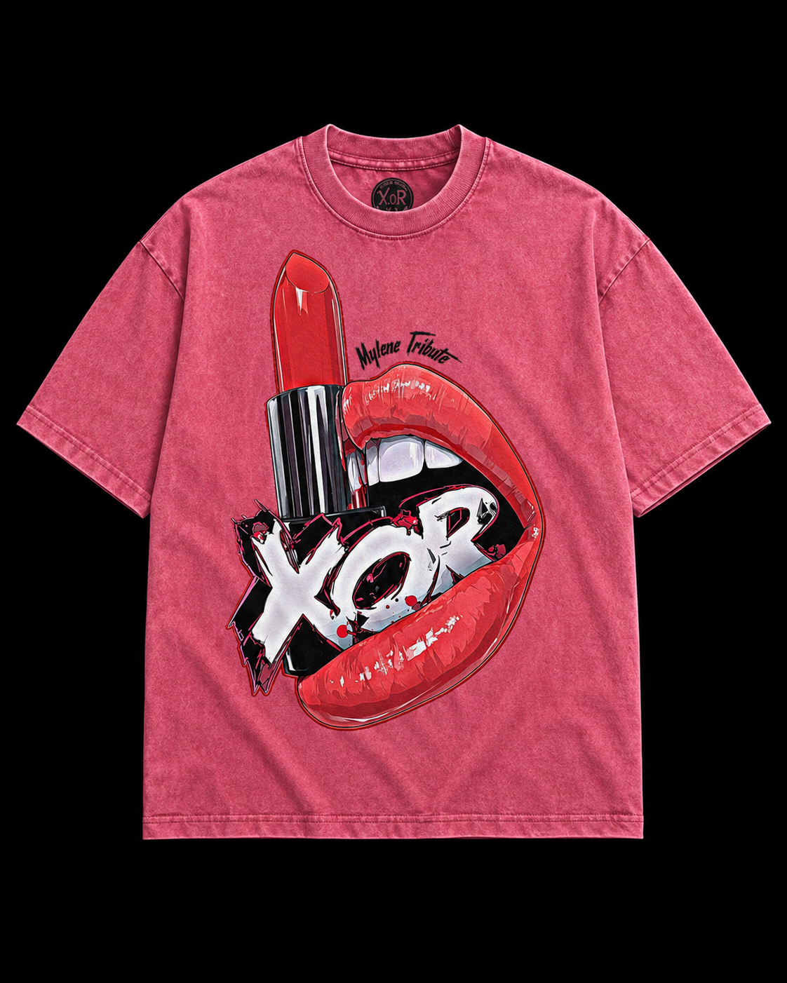 X.oR Californie — Snow Wash Oversized Tee