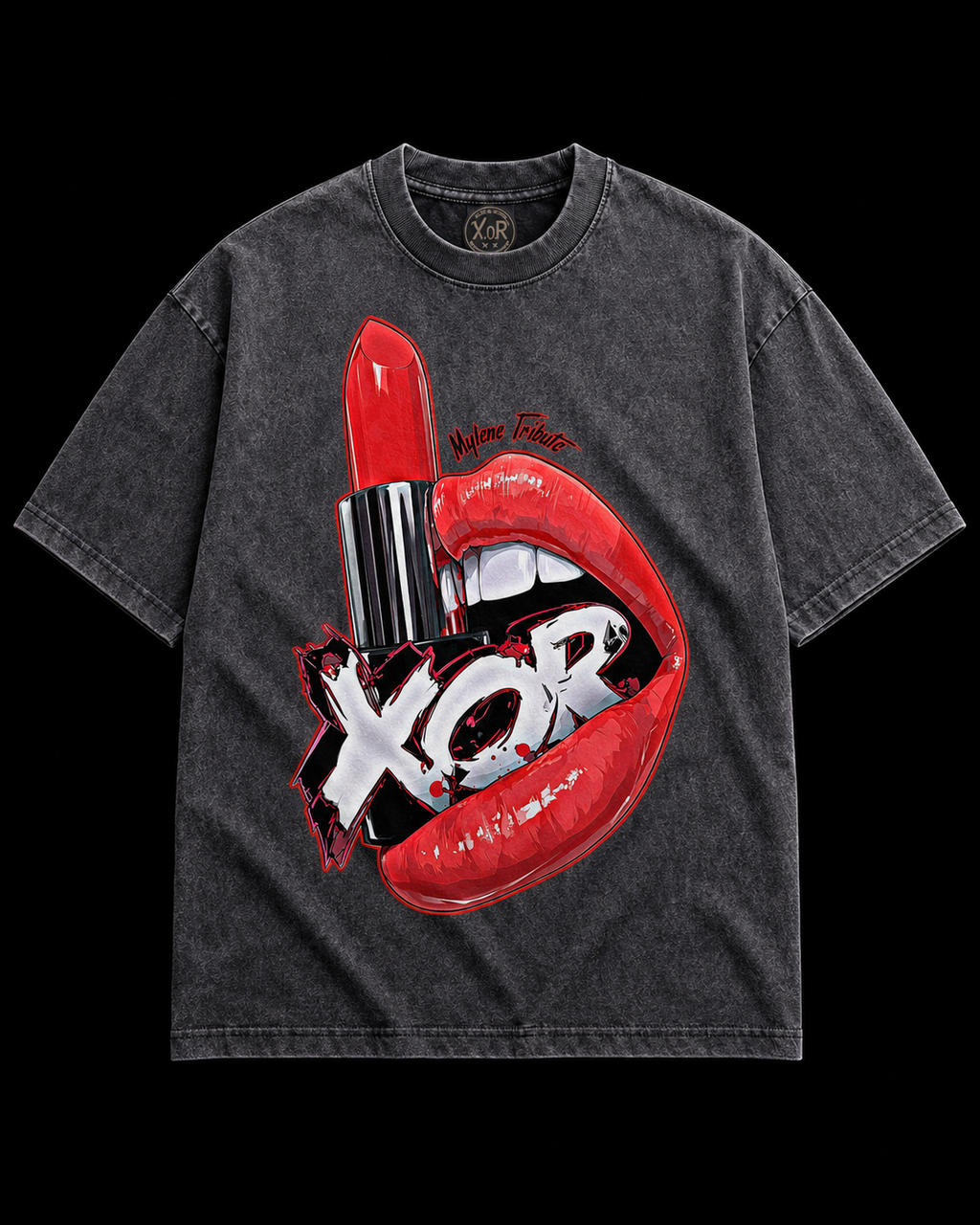 X.oR Californie — Snow Wash Oversized Tee
